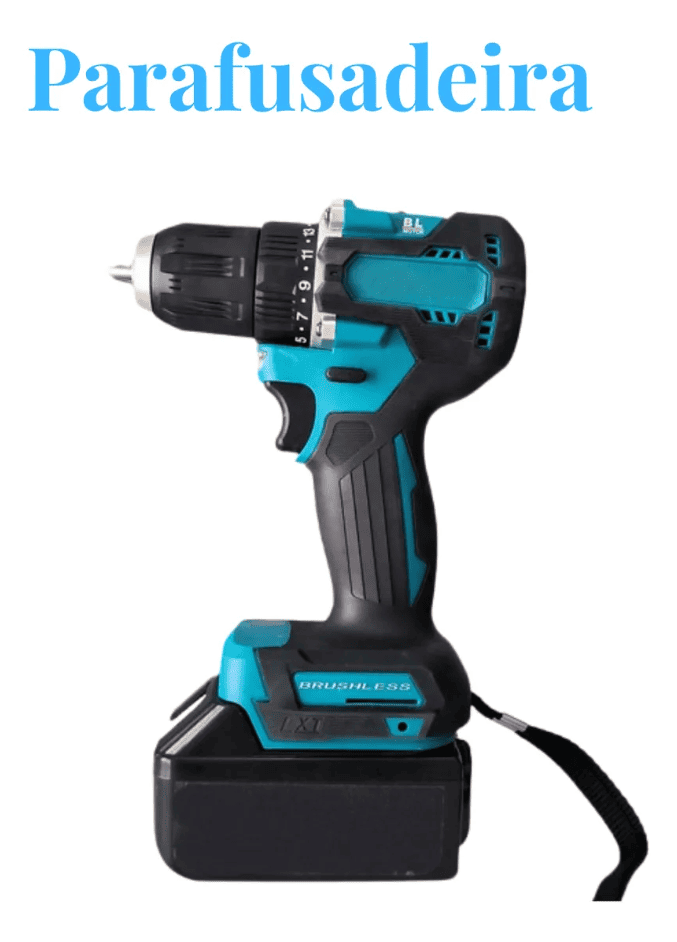 Parafusadeira de Impacto Brushless 68V Estoque Central - Motor Sem Escovas com 18 mais 3 Configuracoes de Torque